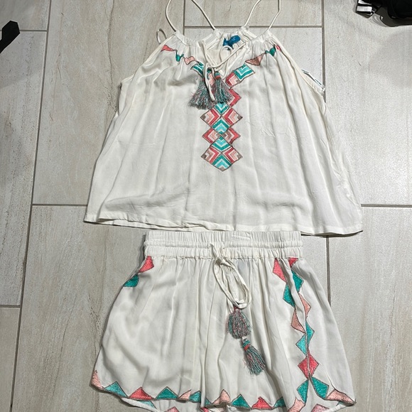 Blue Island Short and Tank Top Set - Picture 1 of 4